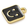 Rack Plating Brass Enamel Charms KK-G515-08G-3