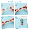 30Pcs 5 Colors Alloy Rivet Studs Pyramid Spikes FIND-PH0021-67-3