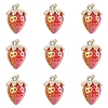 10Pcs Transparent Acrylic Pendants MACR-FS0002-08C-1