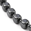Synthetic Non-Magnetic Hematite Beaded Bracelets BJEW-E084-06-2