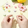 14Pcs 7 Colors Zinc Alloy Enamel Beads FIND-CJ0003-31-4