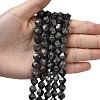 Natural Larvikite Beads Strands G-Z119-A32-03-2