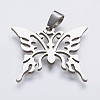 Tarnish Resistant 202 Stainless Steel Pendants STAS-K164-04G-2