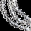 Transparent Electroplate Glass Beads Strands EGLA-A039-T3mm-B13-3