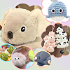 25Sets Flat Round Plastic Doll Craft Eyes FIND-GA0005-41-6