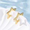 304 Stainless Steel Stud Earrings for Women EJEW-L296-032G-01-2