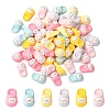 30Pcs 6 Colors Opaque Resin Cabochons FIND-YW0011-35-1