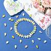 100Pcs 5 Colors Electroplate Handmade Lampwork Beads LAMP-CJ0002-94-6