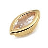 Brass Pave Cubic Zirconia Cabochons CU-CBA30E8-02G-04-2