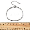 304 Stainless Steel Rope Chain Bracelets for Women LS-BJEW-Q051-04P-3
