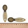 Vintage Tibetan Style Alloy Bookmarks Cabochon Settings X-TIBE-Q032-27AB-NR-5