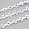 Natural White Shell Mother of Pearl Shell Beads SHEL-K004-01-A-1