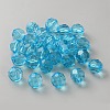 130Pcs Transparent Acrylic Beads OACR-WH0050-04A-1
