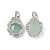 Natural Green Aventurine Pendants G-P484-03P-03-2