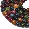 Natural Green Jade Imitation Tourmaline Beads Strands G-B046-08D-12mm-4