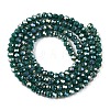 Electroplate Glass Beads Strands X-EGLA-A044-P2mm-B09-3