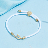 1pc Adjustable Nylon Cord Slider Bracelets for Women BJEW-LP0001-33U-G-3