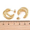 304 Stainless Steel Stud Earrings for Women SA-CBAB549-07G-5