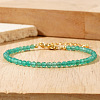 Natural Green Aventurine Beaded Bracelets for Women UZ0240-2