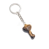 Natural Tiger Eye Keychain PW-WGD467F-01-1