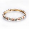 Zinc Alloy Bangles BJEW-P217-02G-3