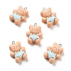 Opaque Resin Pendants RESI-G043-F10-1