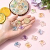 10Pcs Luminous Transparent Resin Pendants RESI-YW0004-44G-4