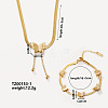 Elegant Butterfly Stainless Steel Bracelets & Necklaces Jewelry Set for Chic and Stylish Look JU8438-1
