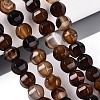 Dyed Natural Agate Beads Strands G-T144-50A-02-1