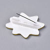Acrylic Badges Brooch Pins JEWB-E676-07-3