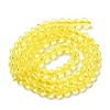 Transparent Glass Beads Strands GLAA-A014-03D-2