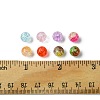 200Pcs 8 Colors Transparent Crackle Acrylic Beads CACR-FS0001-03-6