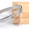 304 Stainless Steel Bangles BJEW-H0003-23A-2