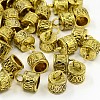 Tibetan Style Cord Ends GLF10311Y-2
