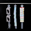 50Pcs Plastic Hanging Merchandise Strips KY-PH0002-22-4