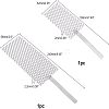 SUPERFINDINGS 2Pcs 2 Style Platinized Titanium Anode Rhodium Jewelry Plating Tool Mesh TOOL-FH0001-40-5