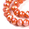 Electroplate Glass Beads Strands LS-EGLA-A034-P8mm-B29-4