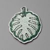 Summer Theme Polyester Computerized Embroidery Cloth Iron on/Sew on Patches PATC-WH0010-07G-2