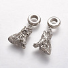 304 Stainless Steel European Dangle Charms STAS-F058-08-1