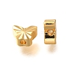 Brass Textured Beads X-KK-Z092-01E-G-2