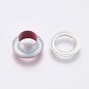 Iron Grommet Eyelet Findings IFIN-WH0023-C11-2
