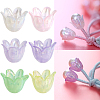 600Pcs 6 Colors Acrylic Bead Caps OACR-SP0001-59-7
