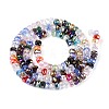 Electroplate Transparent Glass Beads Strands EGLA-N022-05A-C01-2