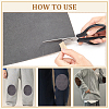 BENECREAT 8 Style Jewelry Faux Suede & Velet Cloth Self-adhesive Fabric Sets DIY-BC0012-47-4