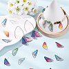 28Pcs 7 Colors Transparent Resin Pendants RESI-FS0002-45-5