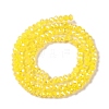 Baking Electroplate Glass Beads Strands DGLA-A039-J2MM-B23-2