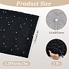 Polyester with Plastic Pearl Fabric AJEW-WH20006-271-2