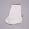 Santa Claus Cloth Hanging Christmas Stocking HJEW-SZC0004-18-2
