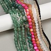 Natural Mixed Gemstone Beads Strands G-F591-22-6