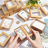 Heart Print Rectangle Paper Storage Gift Boxes with Clear Window CON-WH0095-36A-3